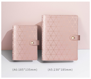 OEM A5/A6 PU Leather <strong>Wedding</strong> Custom Refillable Loose Leaf <strong>Planner</strong> <strong>Notebook</strong> - Product Image 5