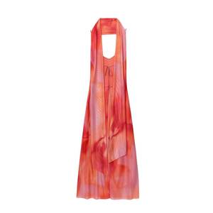 Sciarpa lunga stampata in Chiffon stampata in Chiffon stile americano europeo estate 2025 per la moda Casual da donna all'ingrosso di <span class=keywords><strong>Amazon</strong></span> - Product Image 4