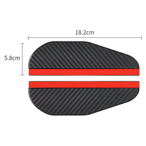 2 protectores retráctiles impermeables de PVC para espejos laterales de coche, visera de lluvia para retrovisor lateral - Product Image 4