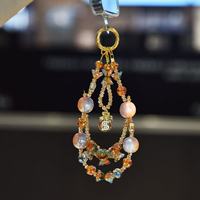 Article tendance : Chaîne de suspension pour téléphone portable de luxe et élégante, robuste et avec porte-clés, cordon de suspension haut de gamme pour téléphone portable