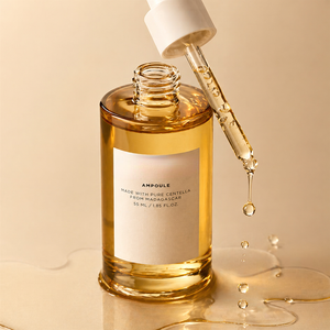 Madagascar Centella Soothing Ampoule Moisturizing <b>Serum</b> for Skin Barrier Care Plant Based <b>Face</b> Essence 100ml Bottle - Product Image 2