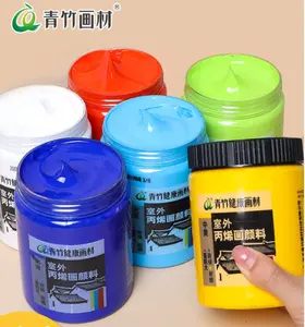 Pintura acrílica profesional Chinjoo en color lienzo para medios de pintura de vidrio y papel