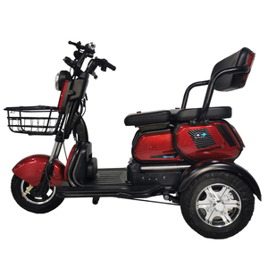 Tricycle électrique 48V 350W/500W Tricycle électrique 3 roues <span class=keywords><strong>vélo</strong></span> <span class=keywords><strong>Cargo</strong></span> pour adulte LED en acier <span class=keywords><strong>léger</strong></span> écran LCD 20ah - Product Image 4