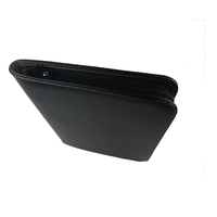 Porte-documents en cuir de luxe pour hommes d'affaires porte-documents en Pu portefeuille avec logo en relief personnalisé porte-documents sac avec cahier
