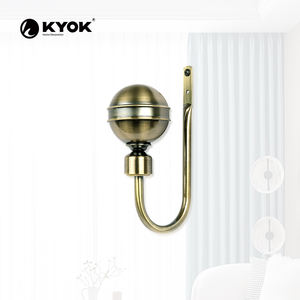 Ganchos para Cortinas KYOK Clásicos de Latón Antiguo - Sujetadores de Cortinas de Metal Duraderos de Fácil Instalación - Product Image 5