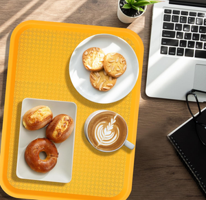 Plastic Fast Food Trays, Serving Trays for Restaurant, Coffee Table, Kitchen, Party - Product Image 1