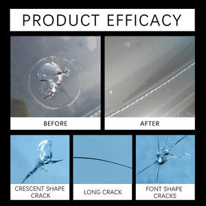 HOMONTH Liquide de réparation nano de <span class=keywords><strong>pare</strong></span>-<span class=keywords><strong>brise</strong></span> <span class=keywords><strong>avant</strong></span> de haute qualité pour voiture Liquide d'entretien des fissures du verre automobile - Product Image 2
