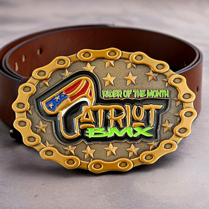 Fibbia per Cintura con Teschio in Lega di Zinco e Strass Stile Punk in Metallo, Produzione all'Ingrosso e Personalizzata per Uomo e Donna - Product Image 2