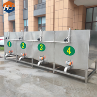 Machine automatique de trempage de lavage de haricots de réservoir de trempage de soja d'acier inoxydable pour le traitement de produit de tofu de lait de soja