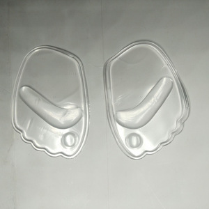 แผ่นรองฝ่าเท้าแบบเจล PU นุ่มกันลื่นสำหรับผู้หญิง ครึ่งแผ่น บรรเทาอาการปวดฝ่าเท้า รองรับอุ้งเท้า ใช้กับรองเท้าส้นสูง - Product Image 3