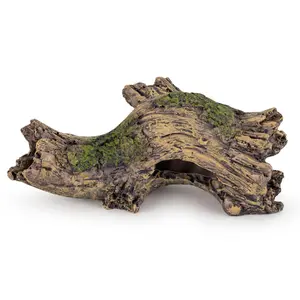 Hygger árvore oca, decoração de aquário, caverna, resina, tronco, registro, enfeite para betta