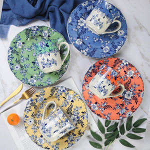 Assiette à soupe en céramique au design rétro de style italien Vaisselle de luxe et créative pour hôtels et événements Assiette de vaisselle à bas quantité minimale de commande - Product Image 5