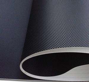 Jingtian Langlebiges Schwarzes PVC-Förderband mit Rautenmuster und 1 Jahr Garantie für Lebensmittel- und Getränkefabriken - Product Image 3