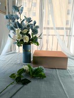 Grande boîte cadeau rigide carrée rose et blanche, pliable, dorée, pour vêtements de demoiselle d'honneur, thé, personnalisable avec ruban et logo