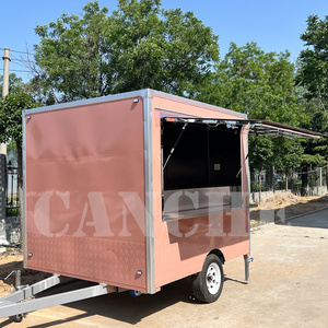 Camion de nourriture galvanisé camion de nourriture mobile remorque à vendre friteuse poulet plaque chauffante chariot de nourriture remorque mobile la mieux conçue - Product Image 2