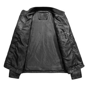 ผู้ผลิตแจ็คเก็ตหนังผู้ชายคุณภาพดี ขายดี แจ็คเก็ตหนังแบบใหม่ สไตล์ลำลอง สำหรับผู้ชาย - Product Image 3
