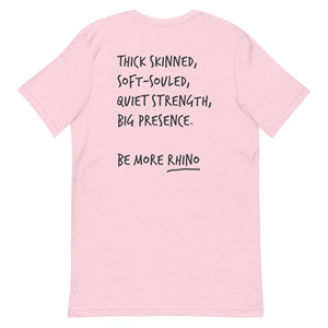T-shirt brodé en coton Think Ocean Rhino Aspirations - Product Image 6