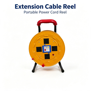 YIMINGWEISHI MCR-290001 Enrouleur <span class=keywords><strong>de</strong></span> câble d'extension mobile robuste IEC 30M <span class=keywords><strong>50M</strong></span>, fil <span class=keywords><strong>de</strong></span> cuivre épaissi, pour ordinateur, indice <span class=keywords><strong>de</strong></span> protection IP65, 220V - Product Image 1
