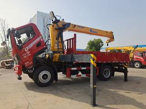 Camion de grue de flèche d'articulation de vente directe d'usine monté sur le camion léger d'Isuzu 4x2 avec le bras télescopique de manipulateur - Product Image 3
