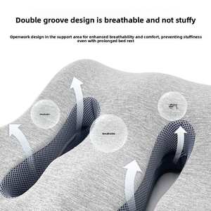 Oreiller de repos pour les jambes en mousse à mémoire de forme, forme de coin, pour soulager la douleur du nerf sciatique, positionnement réglable du lit et confort de sommeil - Product Image 3