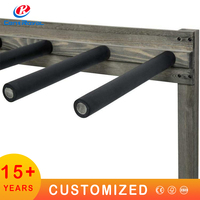 Présentoir sur pied en bois pour magasin de détail, pour planches de paddle, de surf, de skateboard et de surfboard, design moderne, taille personnalisable