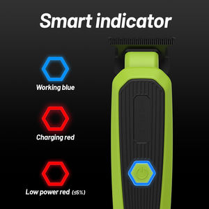 Máquina de corte de pelo <span class=keywords><strong>profesional</strong></span> para hombres, fábrica, venta al por mayor, pelo potente personalizado para cortadora, hoja de cerámica, Inglés para uso doméstico - Product Image 5