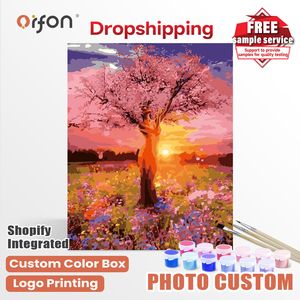 Kits de peinture par numéros Orfon Factory en dropshipping - Femme <span class=keywords><strong>nue</strong></span>, fée des plantes, <span class=keywords><strong>art</strong></span> pour adultes, décoration intérieure DIY, vente en gros - Product Image 1
