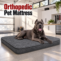 Matelas pour chien et chat personnalisé anti-morsure en éponge, plat, lavable, lit pour animaux antidérapant, base durable, utilisation en cage intérieure, moderne et solide