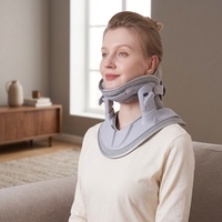 Système de soutien cervical ergonomique à double traction certifié ISO13845 CE pour le soulagement des douleurs cervicales et les soins quotidiens