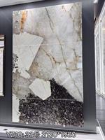 Dalle de pierre de Quartz de Patagonie naturelle lumineuse grand cristal éclairer panneau mural comptoir meubles de salle à manger translucide