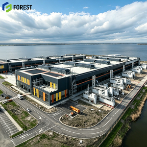 Corrosion Resistant Prefabricated Steel Structure Warehouse Metal <b>Frame</b> Distribution Center Fabrication - Product Image 1