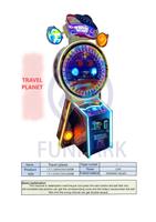 Balle tombante à pièces bon simulateur chanceux Machine de jeu de loterie d'arcade armoire de rachat d'arcade en métal pour l'amusement