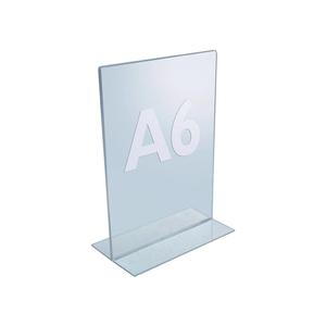 TWINCO <b>Desk</b> <b>organiser</b> DIN A6 acrylic, transparent standalone - Product Image 1