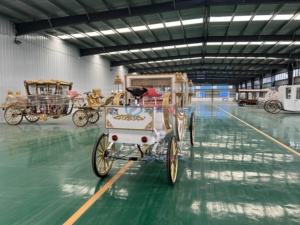 Calèche royale électrique de mariage Zhenda, style Cendrillon, structure en acier, 4 roues, transport spécial - Product Image 5