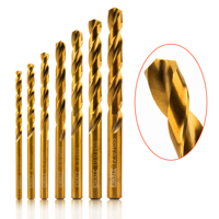 Broca de Acero de Alta Velocidad de 6 mm DIN 338