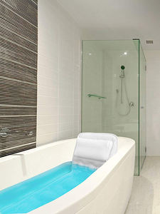 Oreiller de bain intégral pour la <span class=keywords><strong>baignoire</strong></span>, coussin de bain antidérapant, matelas de <span class=keywords><strong>baignoire</strong></span> au Spa, pour le cou de la tête, les épaules et le dos - Product Image 2