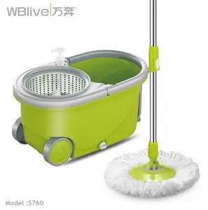 2021 360 Flat Mop sistema di pulizia della casa Spinning Floor Mop Space regali minimalisti cucina sconto testa in metallo scatola in acciaio inossidabile