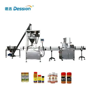 Automatic Bottle Filling Capping Machine Powder Filling Machine Production Line