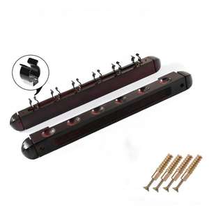 Support <span class=keywords><strong>mural</strong></span> pour queues de <span class=keywords><strong>billard</strong></span> en bois à 6 trous, multi-pièces, style Rome, vente chaude - Product Image 2