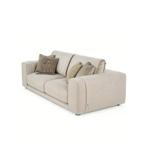 High - End Comfort: <strong>Brown</strong> Modular Leather Sofa Sets for Villa and Apartment Living Rooms and Lounges - Product Image 2