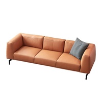 Ensemble de canapés de bureau modulaires en cuir de luxe et modernes - Qualité hôtelière et hospitalière, extensible, pour usage commercial, bureau à domicile, salon, appartement