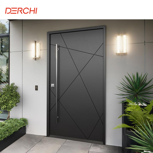 Dự Án Dân Cư Cửa An Ninh Nhôm Châu Âu Cho Nhà Ở Cửa Ra Vào Biệt Thự Phía Trước Ngoại Thất - Product Image 2