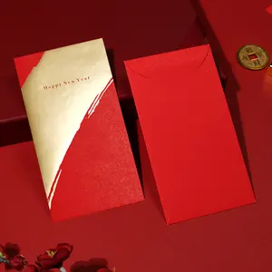 ที่กำหนดเองจีนปีใหม่ซองจดหมายสีแดง Hong Bao แพ็คเก็ตโปรดปรานจีนซองจดหมายสีแดงกระเป๋าเงิน