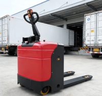 Transpalette Électrique 3 Tonnes 48V 2000W, Chariot à Palettes Manuel en Acier Inoxydable, Hauteur de Levage 200MM