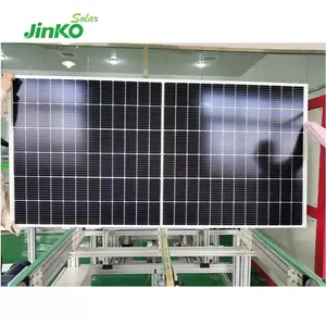 Jinko Tiger NeoN型ソーラーパネル580w 585w 590w 595w 600W 605w 610Wソーラーエネルギーシステム用ソーラーモジュール直接工場価格