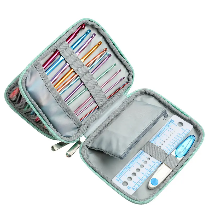 Soft Handle Knitting Needles Kit Knitting Craft Case Crochet set Weaving Tools Crochet Hooks Set Needles Sewing Kit