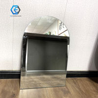 Forme différente en verre de miroir de traitement profond sans cadre grands miroirs sans cadre
