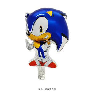 TS gran oferta Mini globo de papel de personaje animal de dibujos animados mini globo de papel de <span class=keywords><strong>Mario</strong></span> <span class=keywords><strong>Bros</strong></span> Sonic para decoración de fiesta - Product Image 3