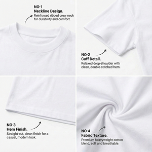 Camiseta de Cuello Redondo de Algodón Lisa al por Mayor, Camiseta con Logotipo de Impresión Digital Personalizada, Camiseta Cuadrada para Hombre para Uso Casual TKAN623 - Product Image 2