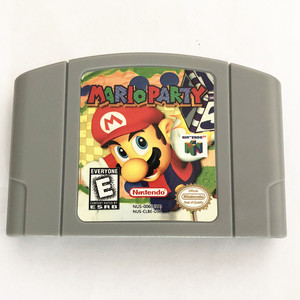 การ์ดวิดีโอเกม N64สำหรับเด็กย้อนยุคหายากสุดๆสำหรับ <span class=keywords><strong>Nintendo</strong></span> <span class=keywords><strong>Mario</strong></span> Party - Product Image 1